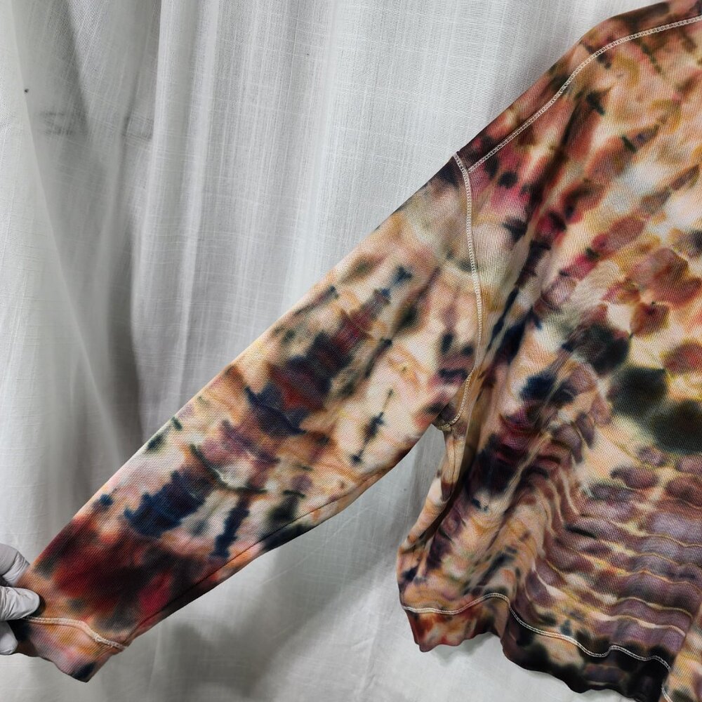 Sunset Serenade: Men's Vintage Tie-Dye Pullover - Size XXL - Picture 3 of 5